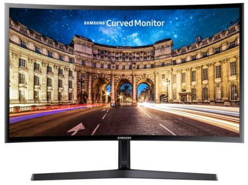 Samsung 23.5" Монитор C24F396FHI, белый #1