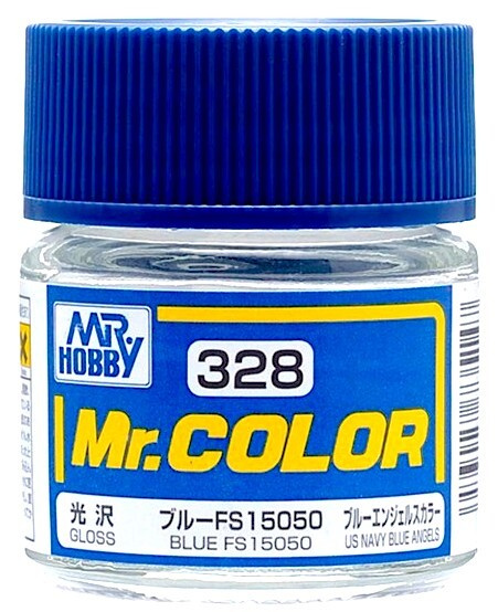 Mr.Color Краска эмалевая цвет FS15050 (US Navy Blue Angels) Синий глянцевый, 10мл  #1