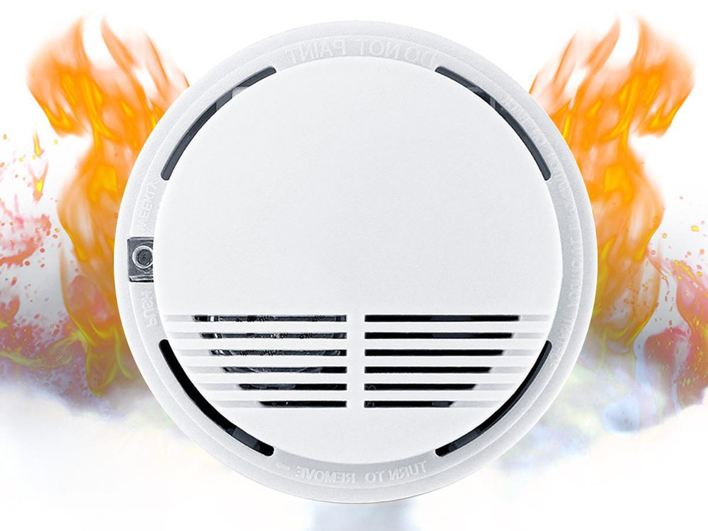 Датчик задымления воздуха с сигнализацией - Страж Дым VIP-909 (светозвуковая сирена 85 Дб) - датчик дыма #1