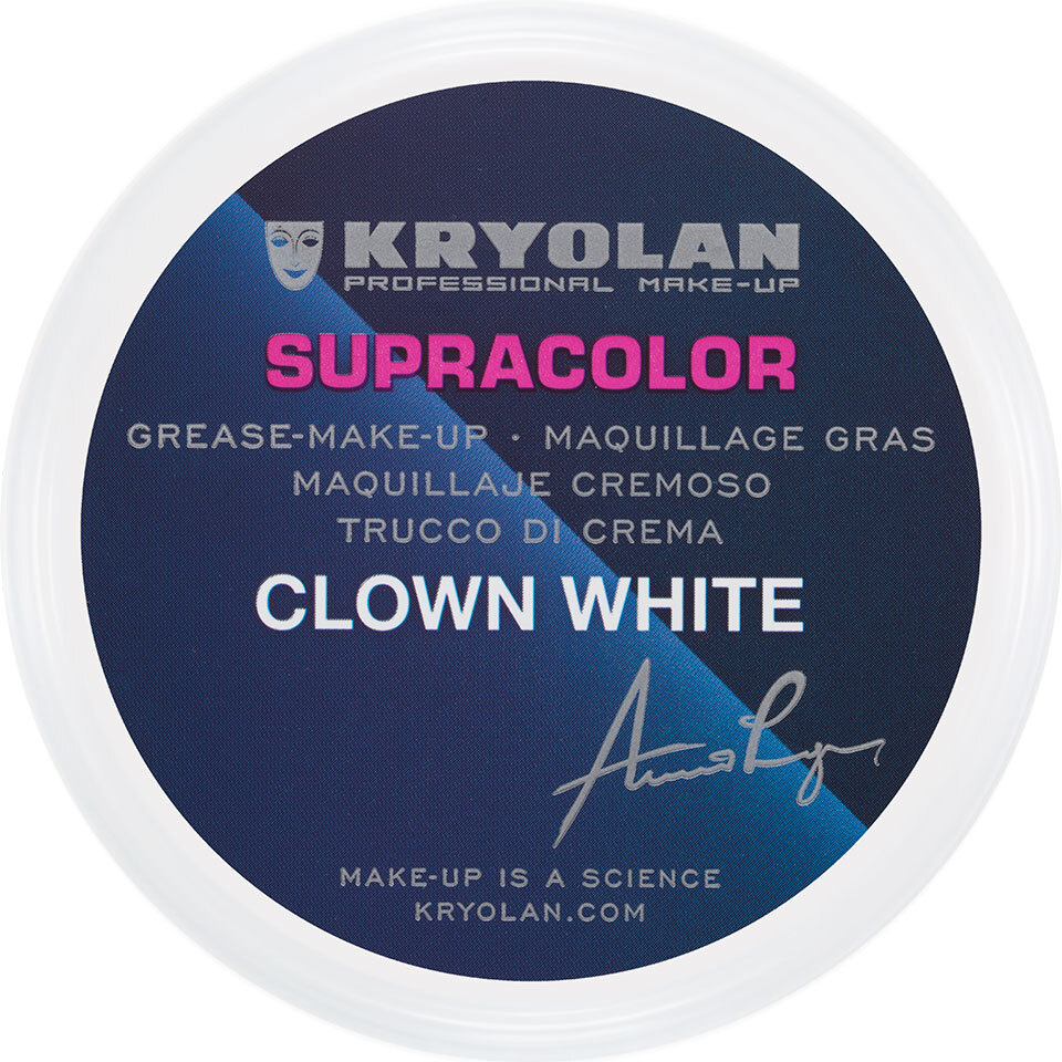 KRYOLAN Грим на жировой основе "Клоун"/Supracolor Clown White 250 гр. #1