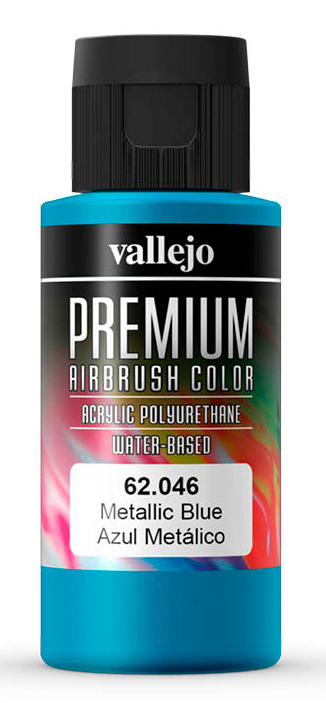 Краска Vallejo серии Premium Color - Metallic Blue 60мл. #1