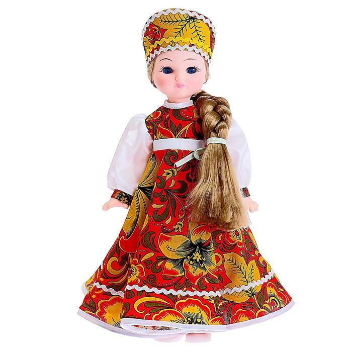 Кукла микс "Василина Хохлома", 45 см #1