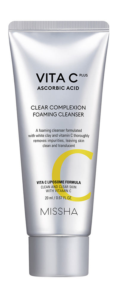 MISSHA Vita C Plus Clear Complexion Foaming Cleanser Пенка для лица с витамином С очищающая, 120 мл  #1