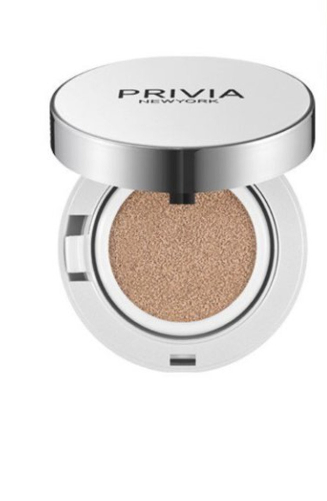 PRIVIA СС-крем кушон с дополнительным блоком "PRIVIA All In One C.C Cushion No.21 SPF50" 14 г  #1