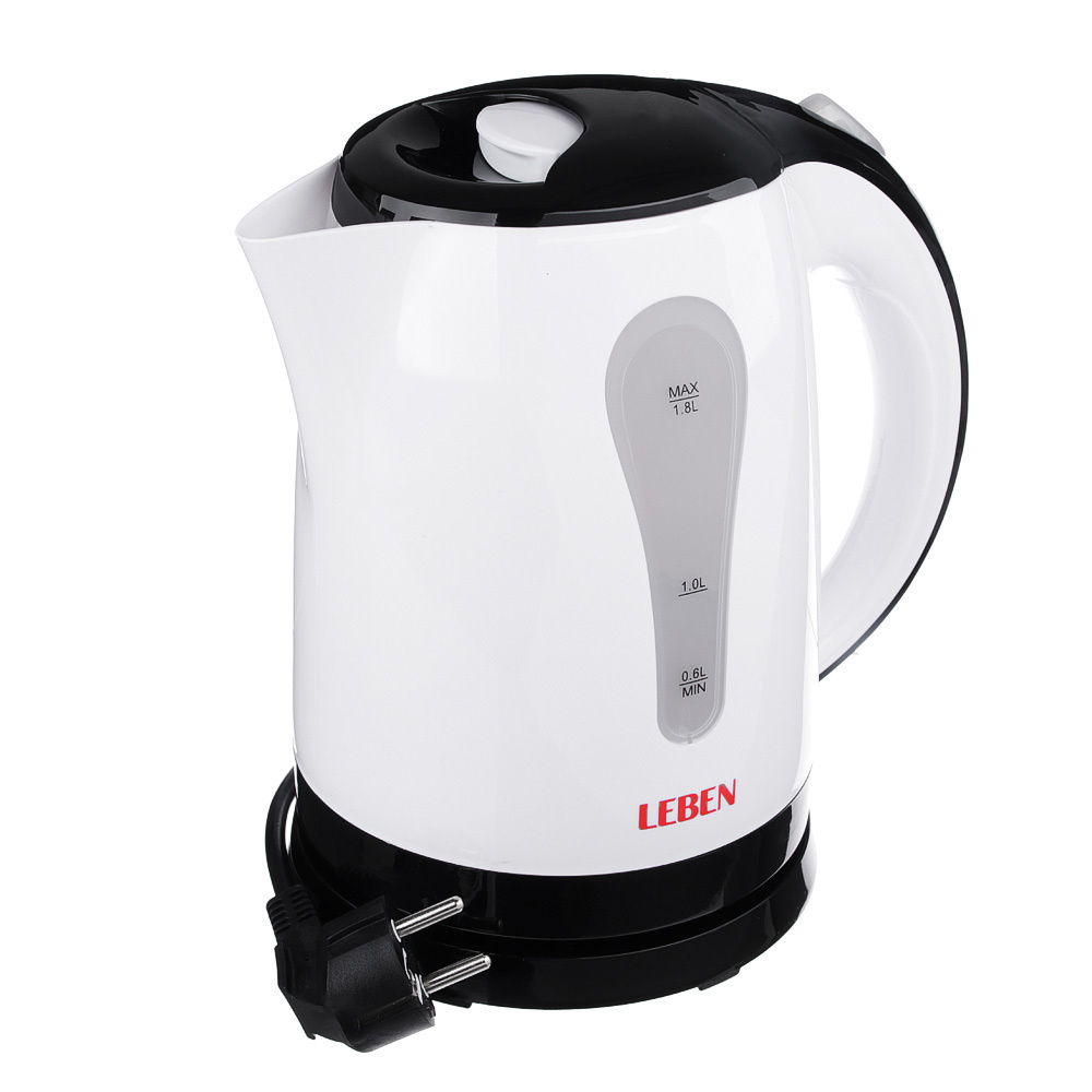 Leben Электрический чайник HHB1760, белый, черный #1