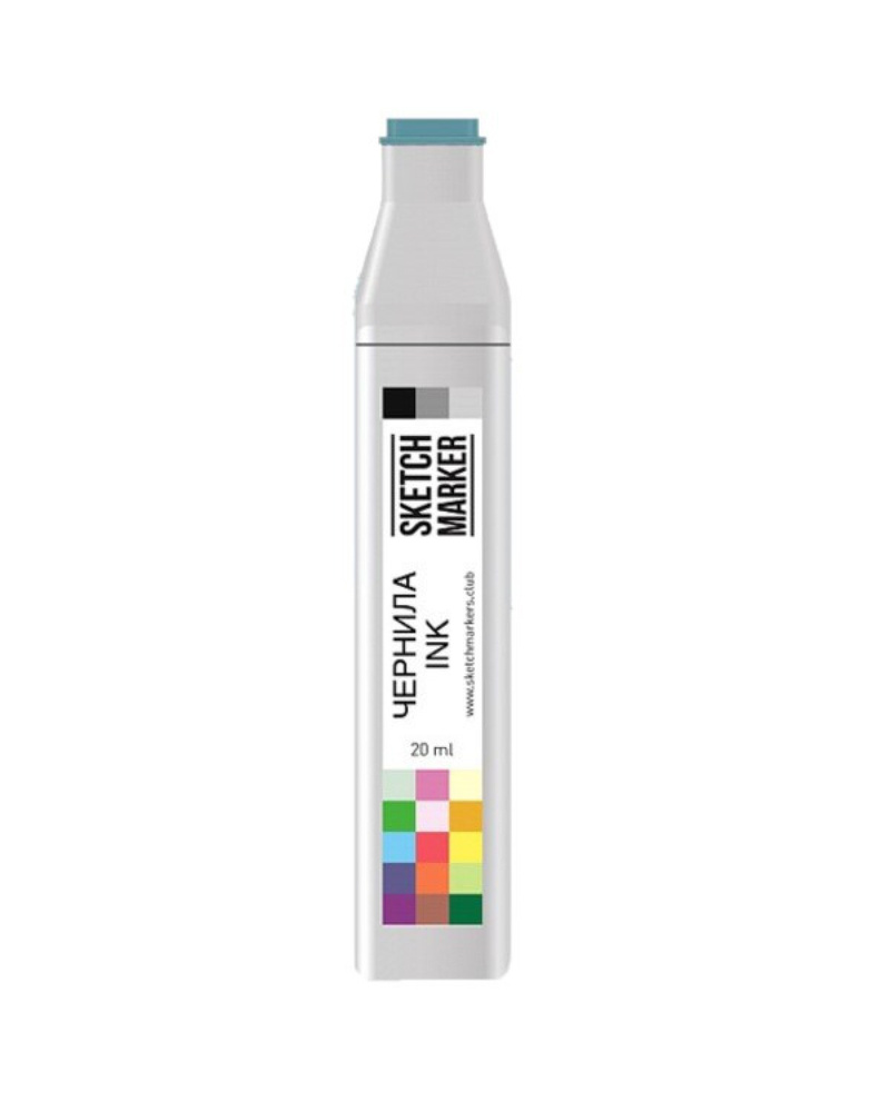 Чернила для заправки спиртовых маркеров SKETCHMARKER Classic & BRUSH PRO - 20мл., цвет: BG62 Зеленый #1