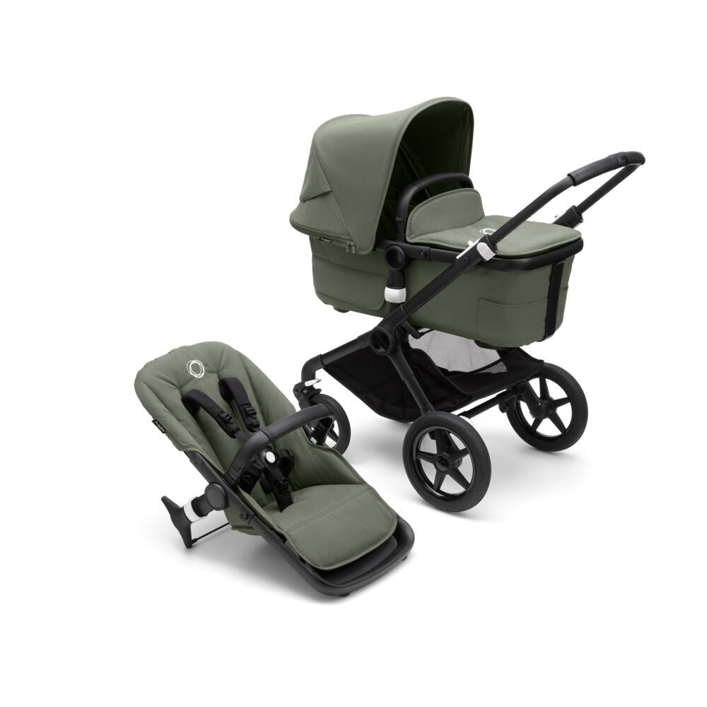 Коляска 2в1 Bugaboo Fox3 Complete BLACK/FOREST GREEN-FOREST GREEN #1