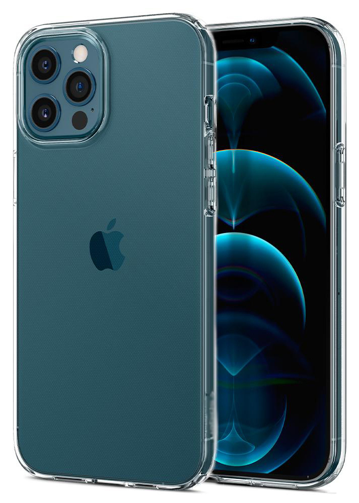 Чехол силиконовый для iPhone 12 Pro Max (Айфон 12 Про Макс), TPU, прозрачный  #1