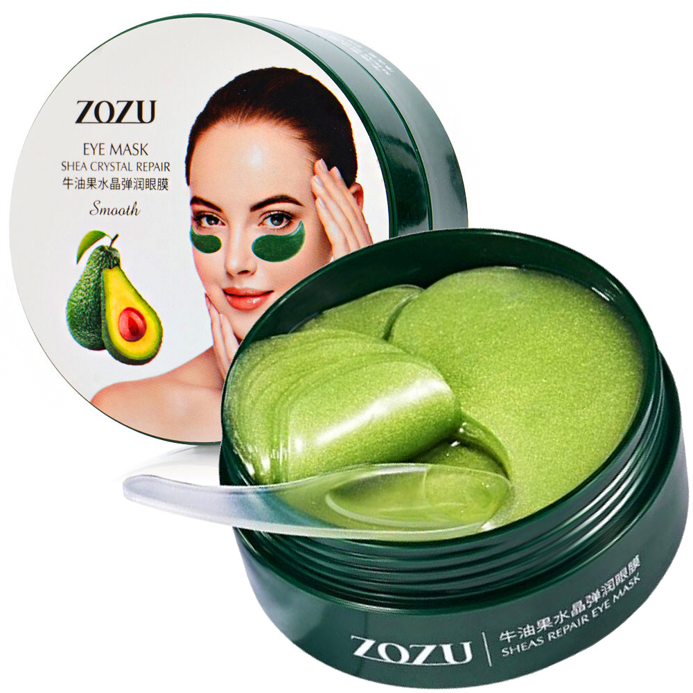 ZOZU, Гидрогелевые патчи Eye Mask для глаз с экстрактом авокадо и маслом Ши, 60 шт  #1