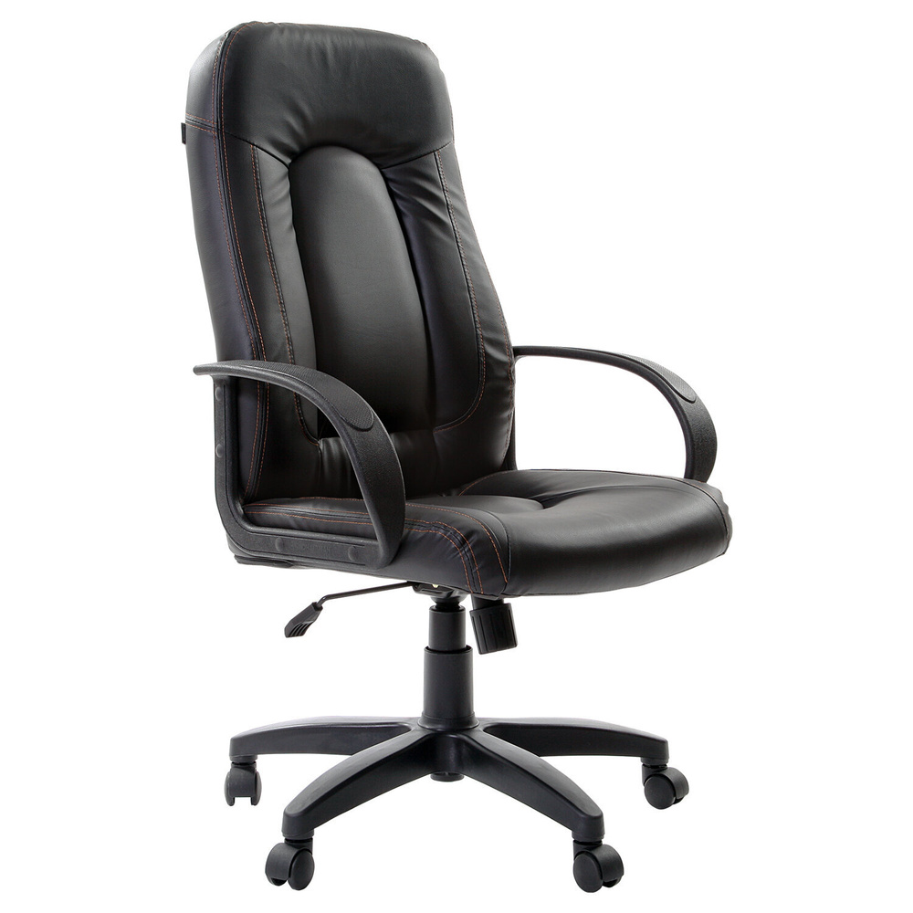 Кресло офисное Brabix "Strike EX-525", экокожа черная 531382 #1