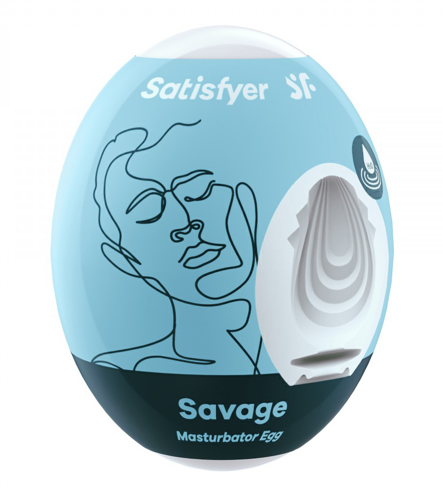 Мастурбатор Satisfyer в форме яйца Egg Single Savage #1