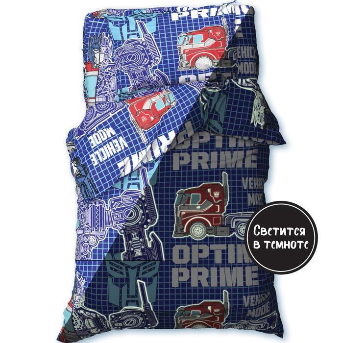 Постельное бельё 1,5 сп Neon Series Optimus Prime Transformers 143*215 см, 150*214 см, 50*70 см -1 шт, #1