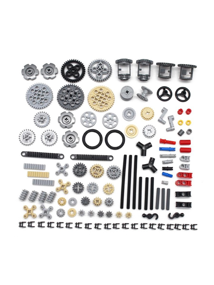 Конструктор шестеренки дополнительный набор серии Техника, 116 деталей  #1