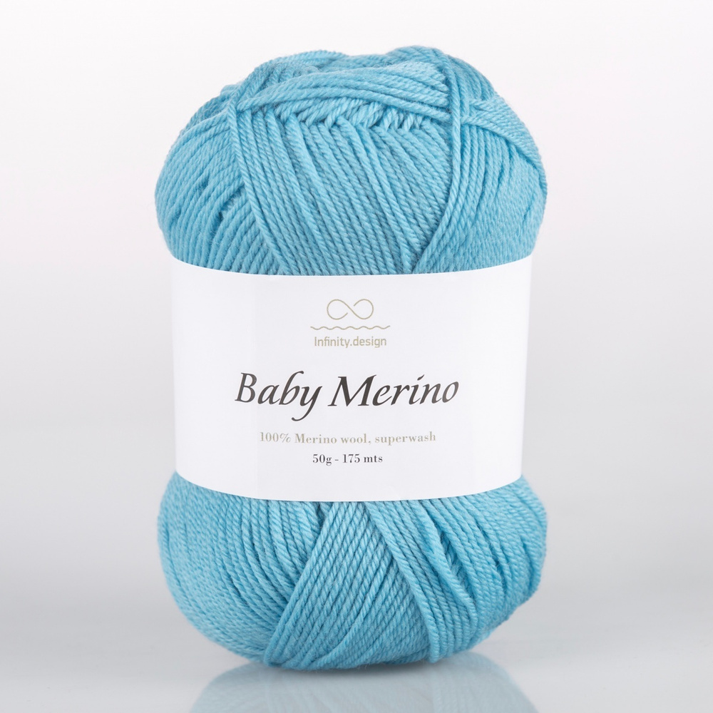 Пряжа для вязания Infinity Design Baby Merino (6543 Dusty Turquoise) #1