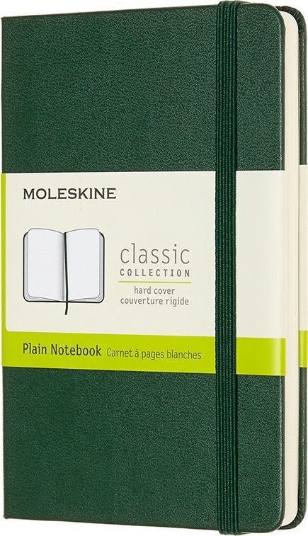 Блокнот без разметки Moleskine Classic Pocket, А6, сшитый, полиуретан, 96 л, красный  #1