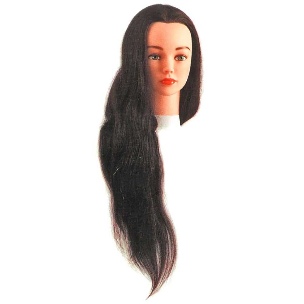 Голова учебная Sibel Jenny 0040501 с натуральными волосами 40/45 см  #1