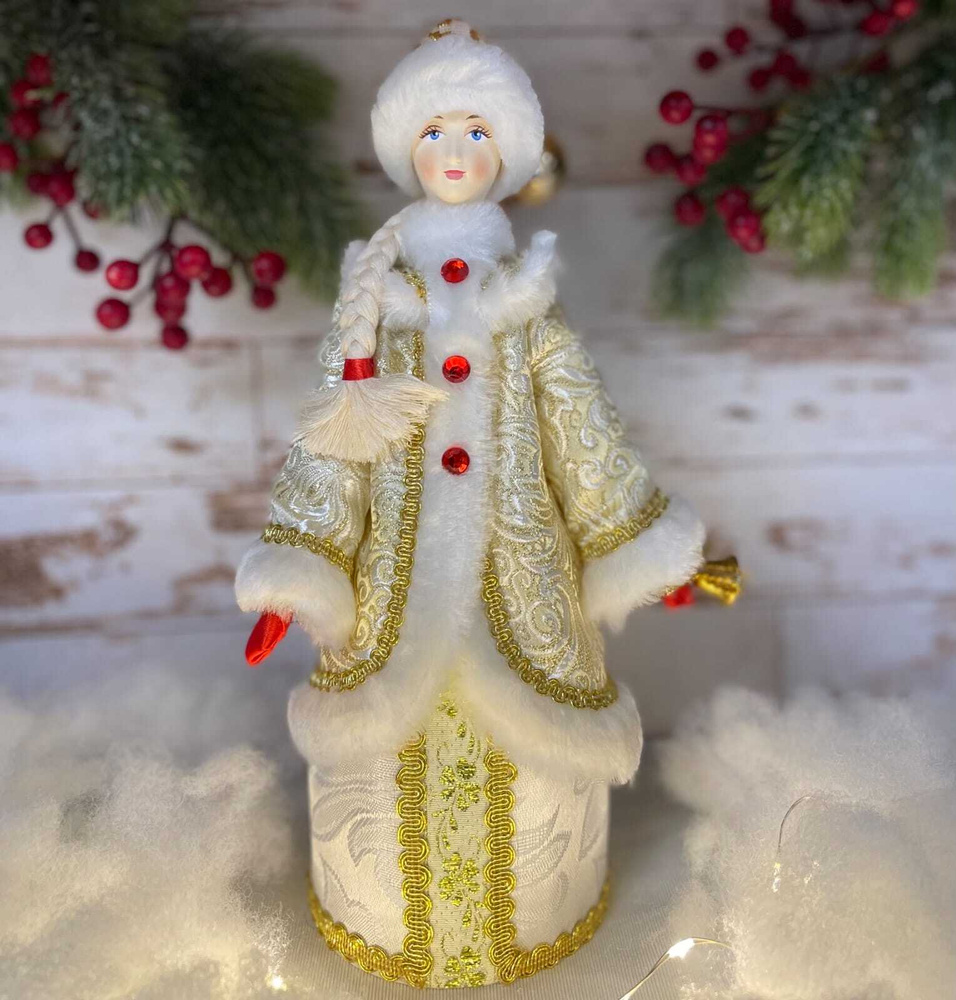 Кукла "Снегурочка" 27 см ручная работа сделано в России #1
