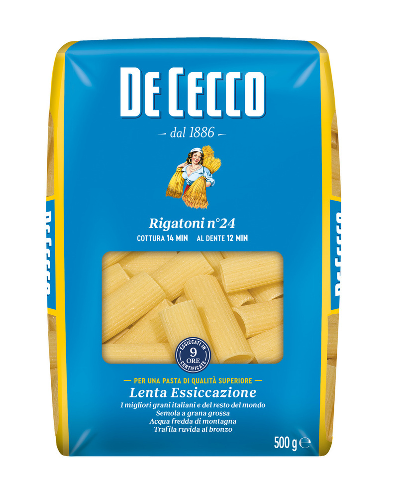 Ригатони De Cecco Rigatoni №24, 500 г #1