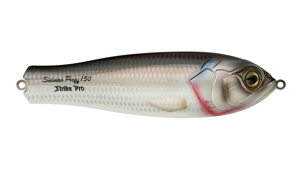 Блесна колеблющаяся Strike Pro Salmon Profy 150, цвет: C501F Herring, (PST-03B#C501F-3D)  #1