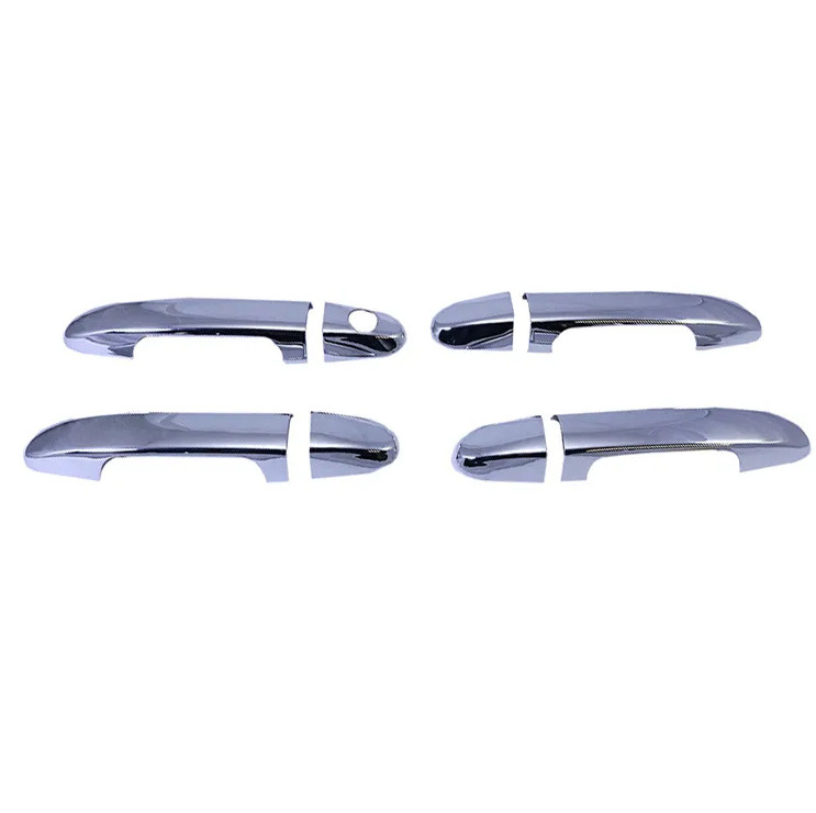Хромированные накладки на дверные ручки Kia Cerato 2 2009-2013 с одним отверстием под ключ  #1