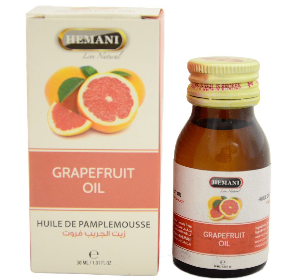 Hemani Масло грейпфрута Hemani Grapefruit Oil 30 мл #1