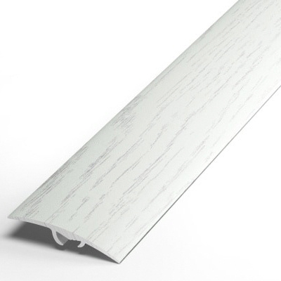 Порожек со скрытым креплением разноуровневый 40x10 мм, длина 2,7 м, профиль-порог алюминиевый Лука ПР #1