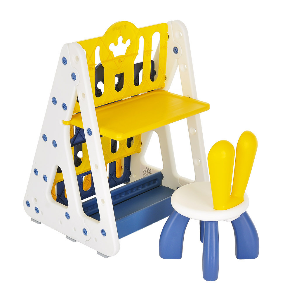 Набор детской мебели Pituso (стеллаж/стол+стульчик) детская мебель Yellow/Желтый  #1