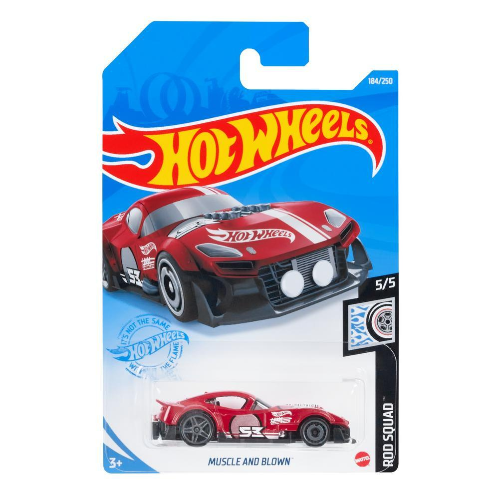 GTB79 Машинка металлическая игрушка Hot Wheels коллекционная модель MUSCLE AND BLOWN красный  #1