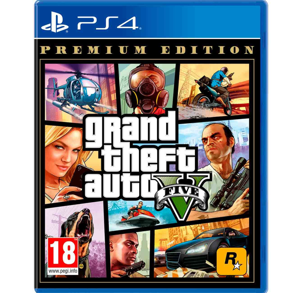 Игра Grand Theft Auto V. Premium Edition (PlayStation 4 #1