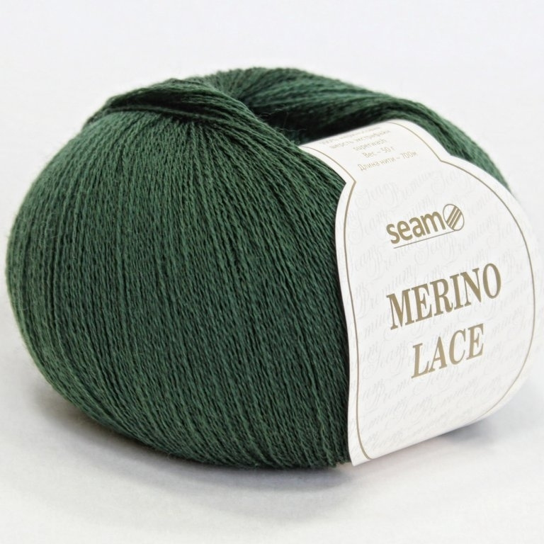 Пряжа Merino LACE цвет 32, 2шт*(700м/50г), 100% мериносовая шерсть #1