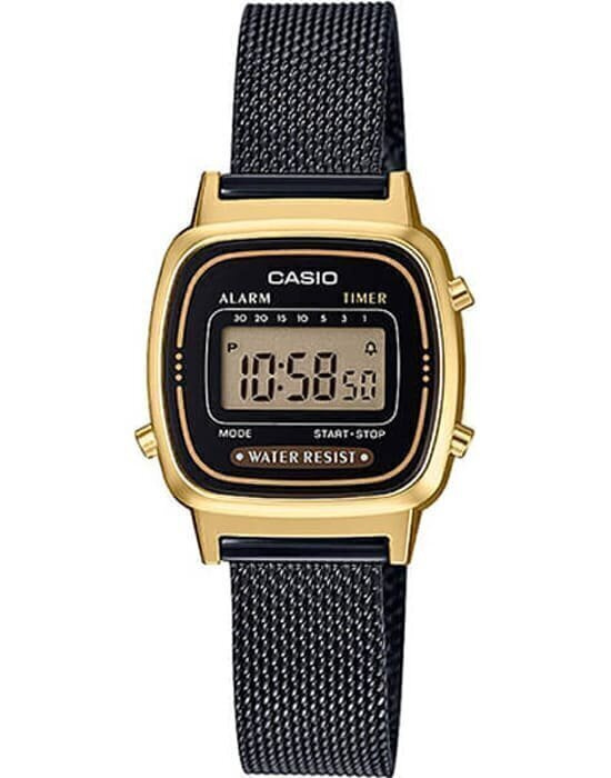 Электронные японские женские часы Casio Vintage LA670WEMB-1E с секундомером, будильником, таймером с #1