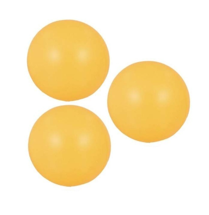 Мячи шарики для настольного тенниса Mr. Fox 3 шт мячики шары, оранжевые  #1