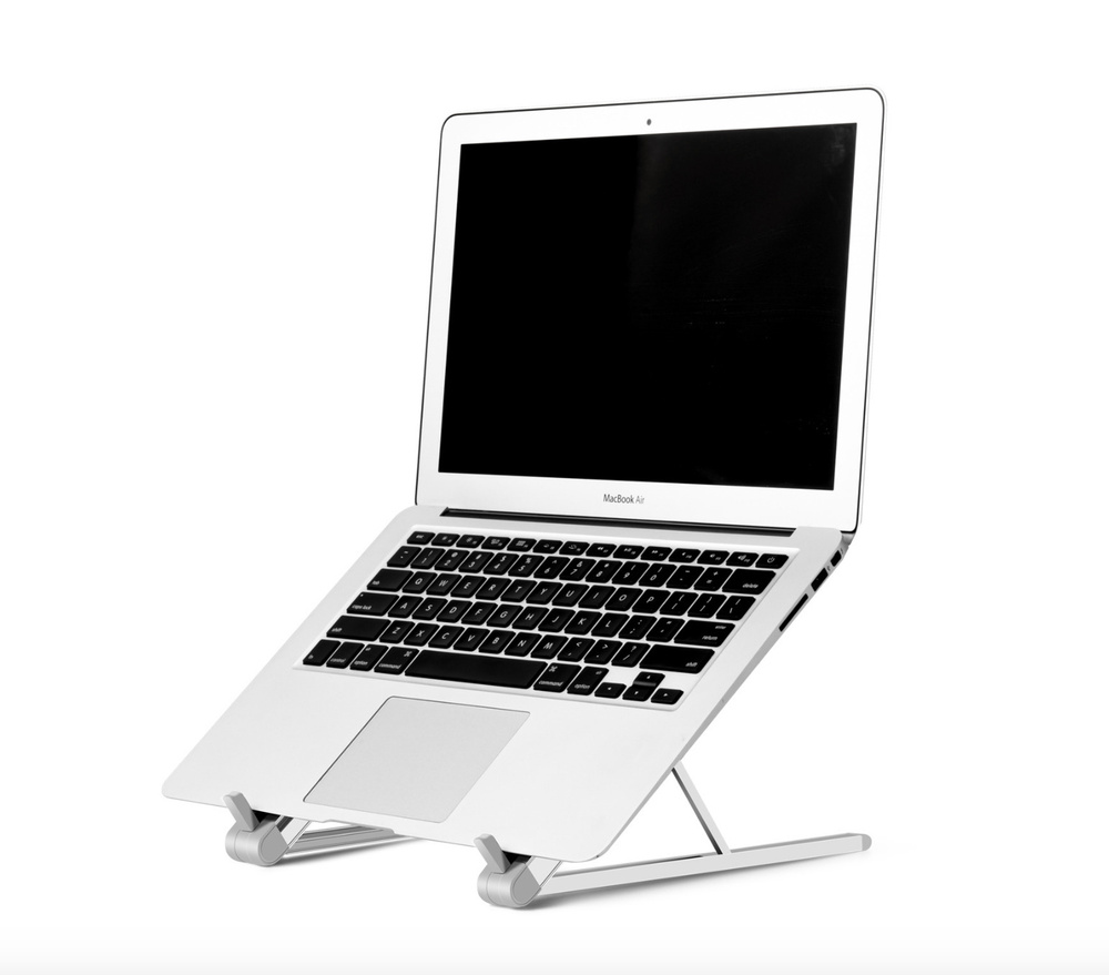 Подставка для ноутбука MyPads раскладная легкая алюминиевая переносная для ноутбука и планшета Irbis #1