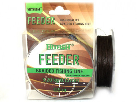 HITFISH Плетеный шнур  FEEDER BRAID 4X 125 m (Brown) 0.15mm/6,12 kg #1