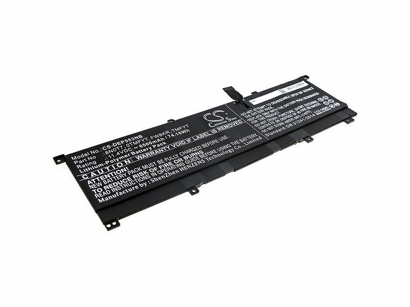 Cameron Sino Аккумулятор для ноутбука Dell 6500 мАч, (0TMFYT, 8N0T7FW8KR, TMFYT)  #1