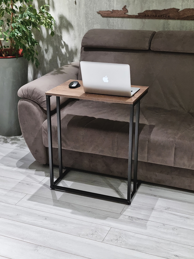 Стол журнальный прикроватный придиванный для ноутбука кофейный столик 60х40см  #1