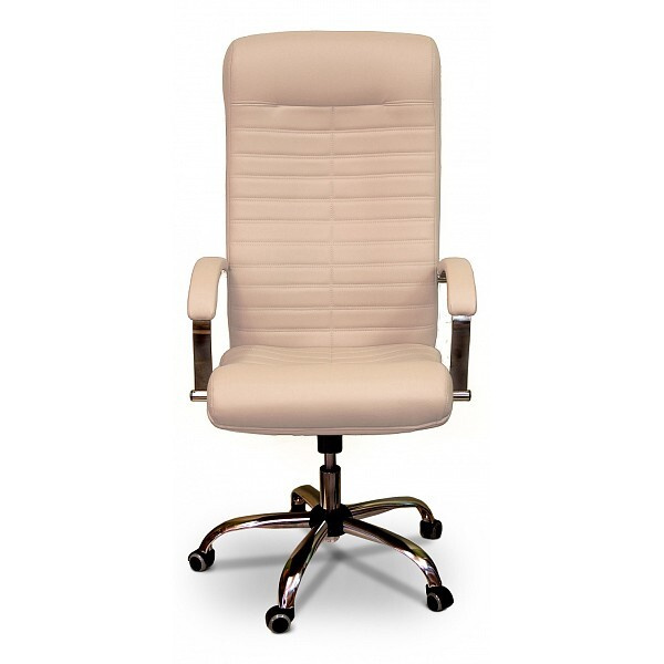 Креслов Игровое компьютерное кресло, Экокожа, бежевая,белая,светлая  #1