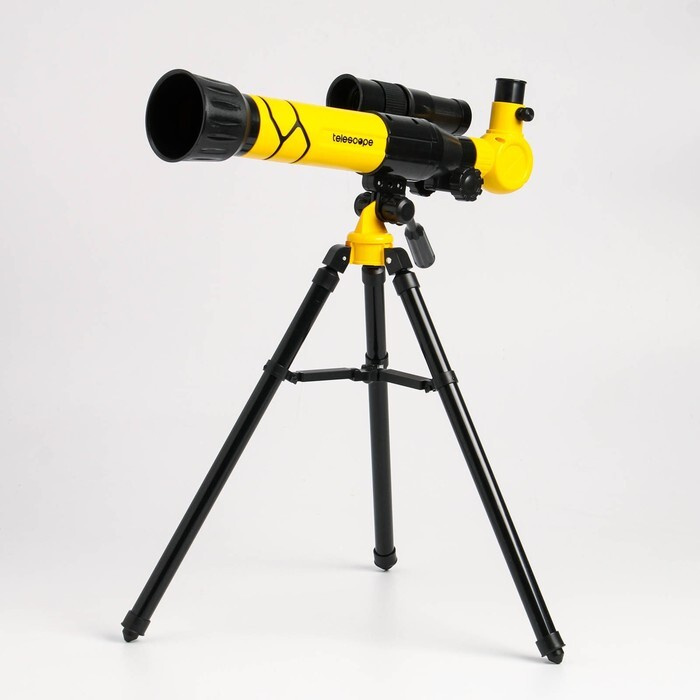 Телескоп "Юный астроном" кратность х40, жёлтый #1