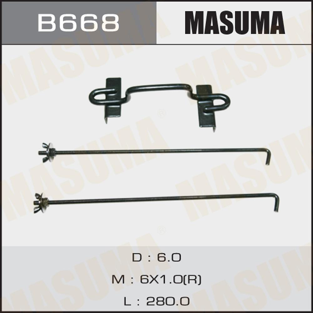 Крепление для АККБ "Masuma" B668 до 45а/ч #1