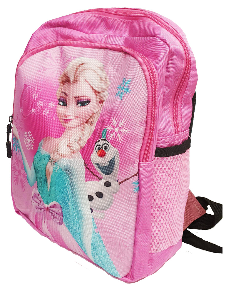 Рюкзак для девочек - Принцесса Эльза из Холодного сердца, цвет - розовый, размер 30 х 20 см  #1