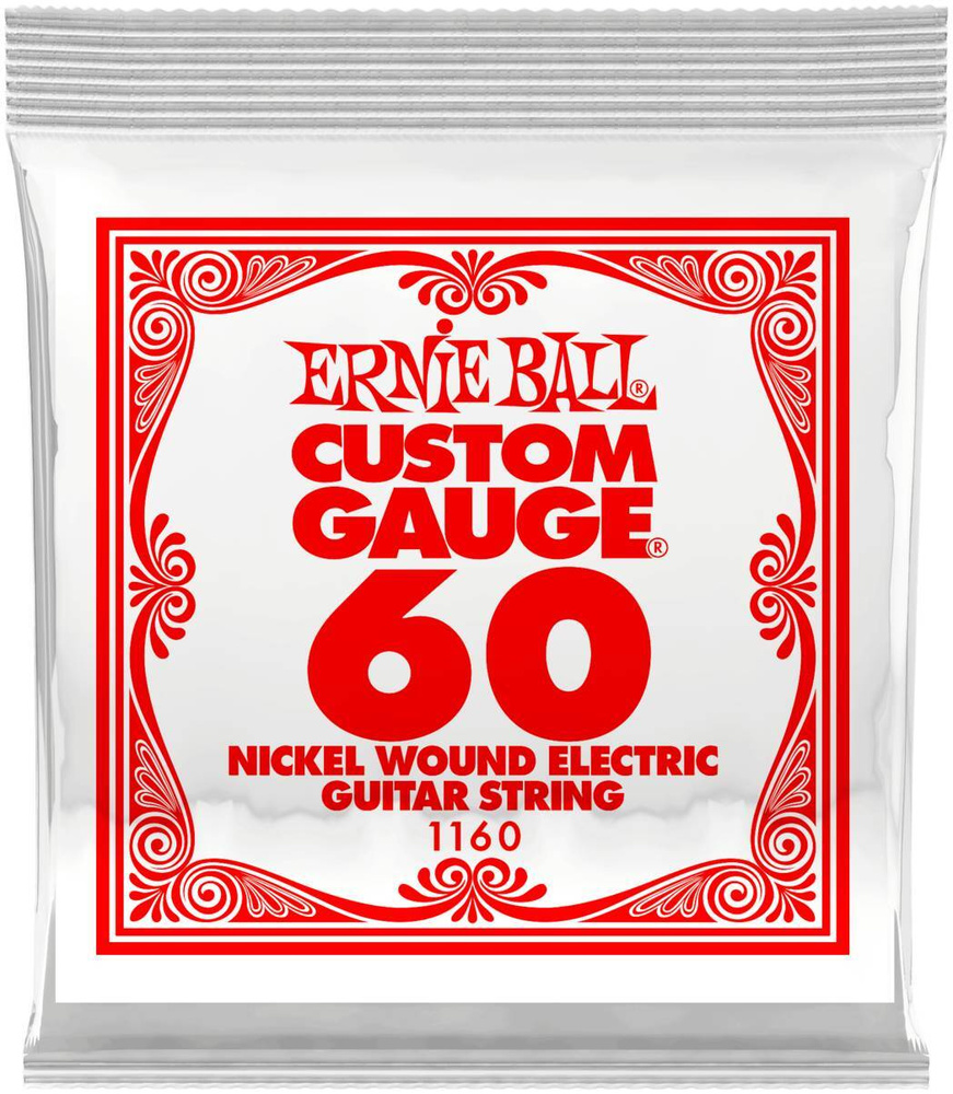 ERNIE BALL 1160 Nickel Wound .060 Струна одиночная для электрогитары #1