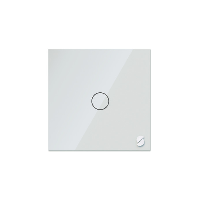 Умный сенсорный выключатель Sibling Powerlite-WS1, 1 кнопка, белый (без нуля)  #1