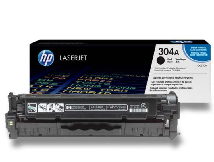 Картридж лазерный HP CC530A (304A) черный, 3500 стр. #1