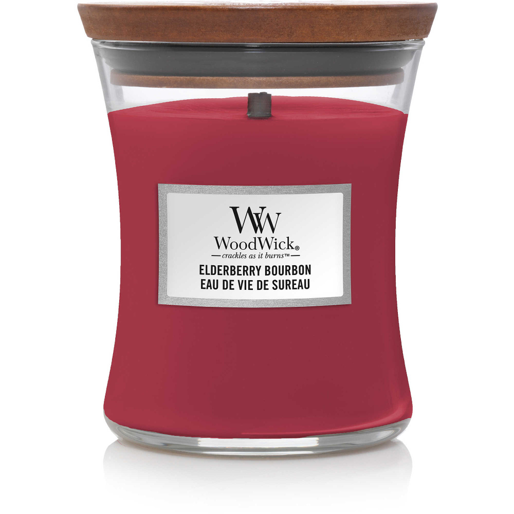 WoodWick Свеча ароматическая "Бурбон из бузины 275гр.", 1 шт #1