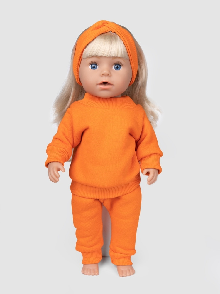 Одежда для куклы Беби Бон (Baby Born) 43см , Rich Line Home Decor, Х-992_Апельсин  #1