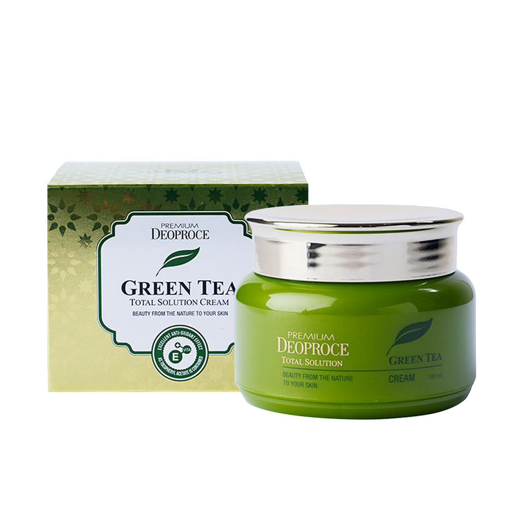 DEOPROCE Крем с экстрактом зеленого чая Deoproce Premium Greentea Total Solution Cream 100мл  #1