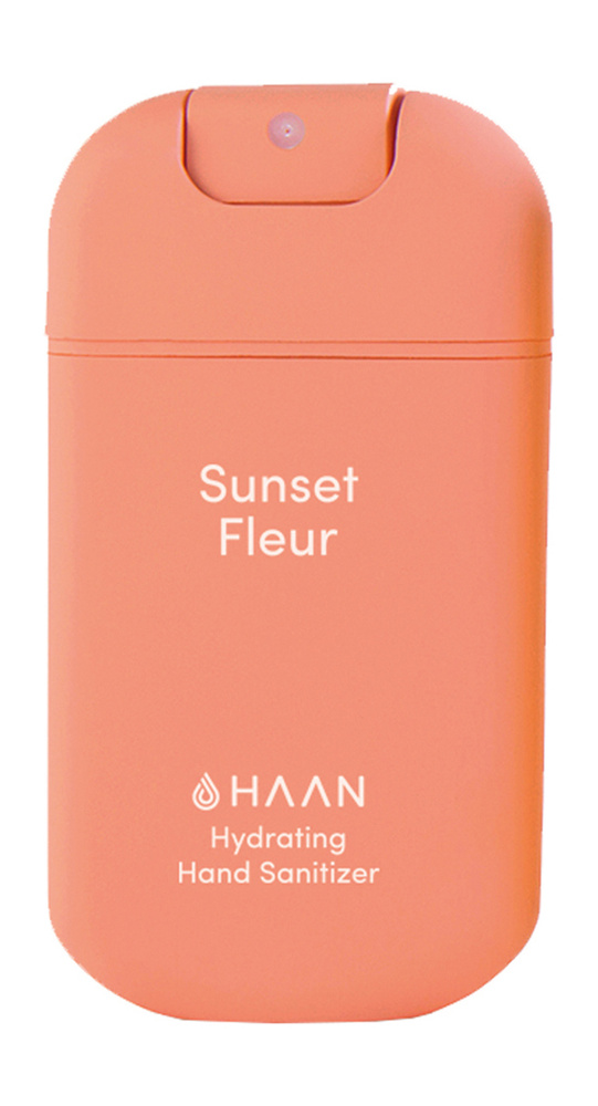 Карманный санитайзер с ароматом луговых цветов для очищения и увлажнения кожи рук Haan Sunset Fleur Hydrating #1
