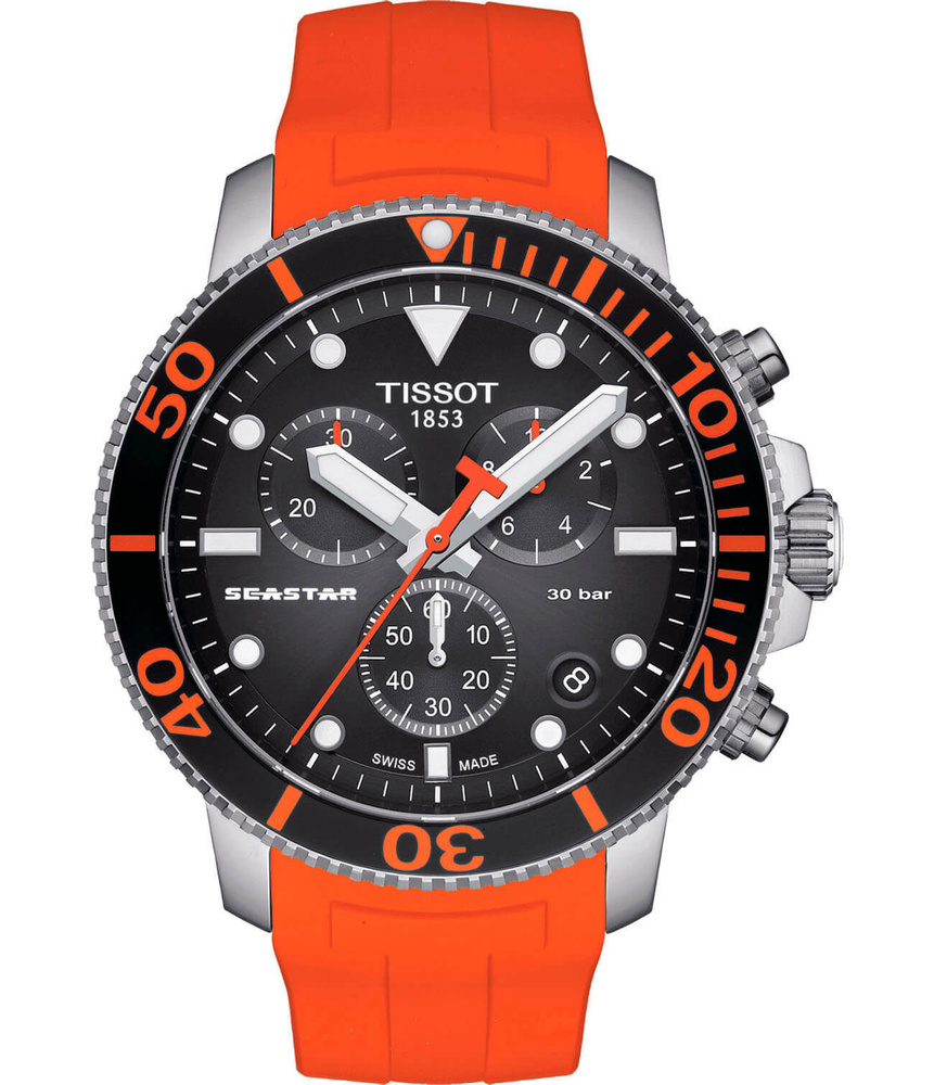 Швейцарские мужские часы Tissot Seastar 1000 Chronograph T120.417.17.051.01 (T1204171705101)  #1