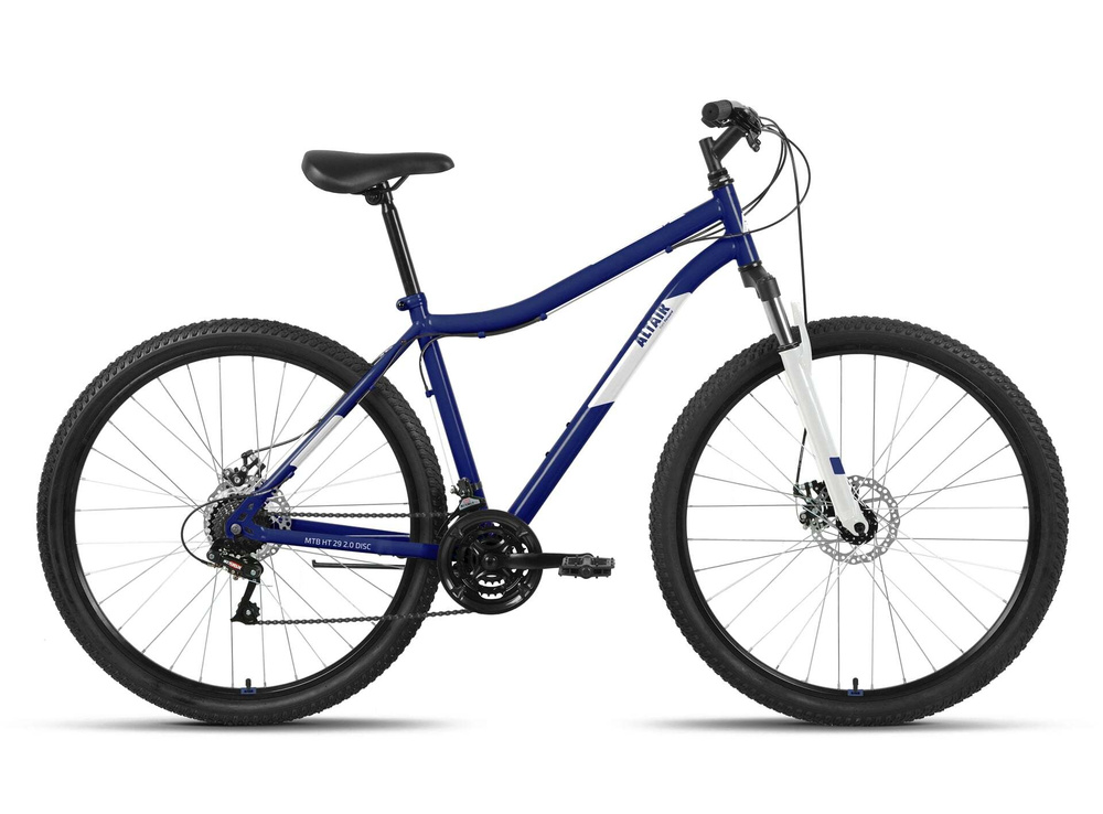 Велосипед горный хардтейл ALTAIR MTB HT 29 2.0 D (29" 21 ск. рост. 17") 2022, темно-синий/серебристый, #1