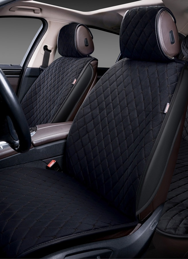Накидки на сидения автомобиля из алькантары / чехлы для автомобильных сидений универсальные AUTOPREMIER #1